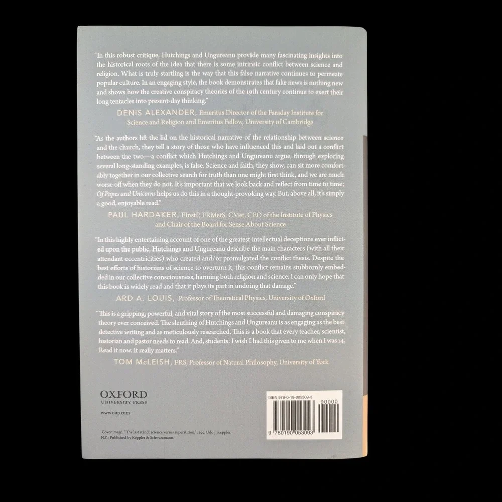 Of Popes and Unicorns David Hutchings Oxford University Press Hardcover 2022